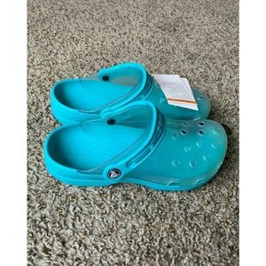 Authentic Transparent Unisex Crocs (Blue)
